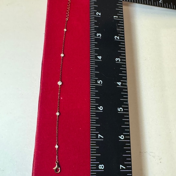 ETE Delicate Gold and Brown Bracelet 925 S - Picture 6 of 12